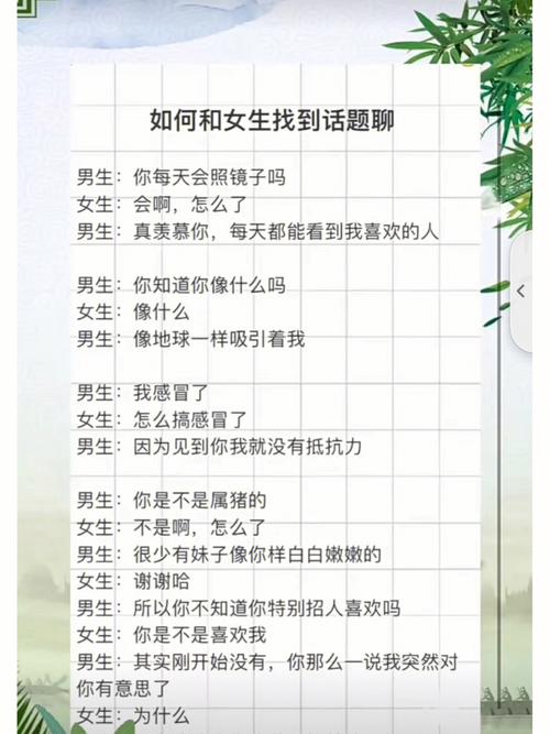 怎样和前女生聊天找话题，怎样和前女生聊天找话题呢。 怎样和前女生聊天找话题，怎样和前女生聊天找话题呢。 聊天话题